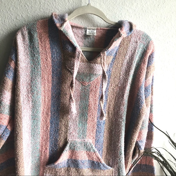 Pastel colored Baja hoodie size medium - Picture 5 of 6